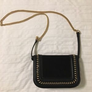 TOPSHOP WOMEN’S BLACK PURSE WITH CHAIN STRAP NWOT